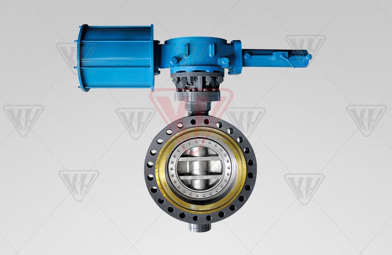 Pneumatic flange butterfly valve